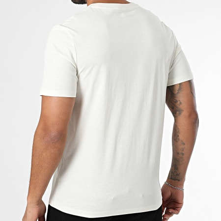 Timberland - Tee Shirt Small Linear Logo Print A5QQT Beige Clair