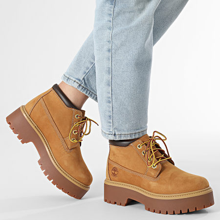 Boots Women's Stone Street Mid Lace Waterproof 1A5RF9 Wheat