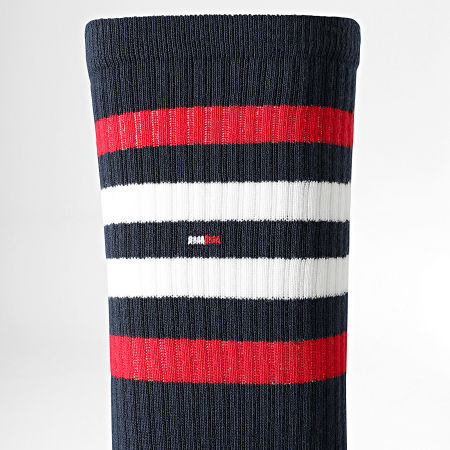 Tommy Hilfiger - Lot De 2 Paires De Chaussettes 2594 Blanc Bleu Marine