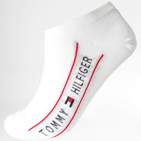 Tommy Hilfiger - Lot De 2 Paires De Chaussettes 2933 Blanc Bleu Marine