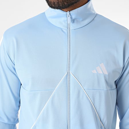 Adidas Sportswear - Ensemble De Survetement A Bandes Trefoil Tiro JI8862 Bleu Clair
