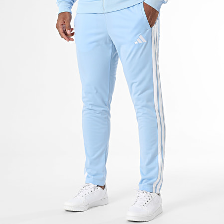 Adidas Sportswear - Ensemble De Survetement A Bandes Trefoil Tiro JI8862 Bleu Clair