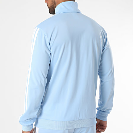Adidas Sportswear - Ensemble De Survetement A Bandes Trefoil Tiro JI8862 Bleu Clair