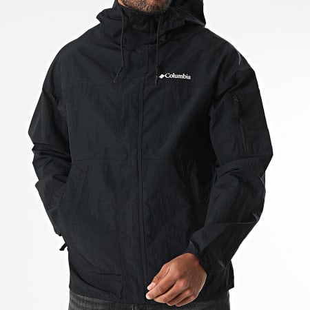Columbia - Coupe-Vent Zippé Capuche Challenger 2071553 Noir
