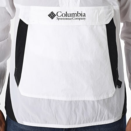 Columbia - Coupe-Vent Capuche Challenger 2117001 Blanc Noir