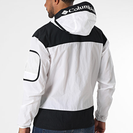 Columbia - Coupe-Vent Capuche Challenger 2117001 Blanc Noir