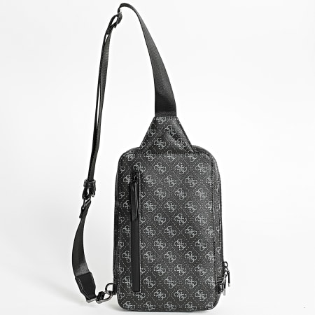 Guess - Sacoche HMMILOP5226 Noir Gris Anthracite