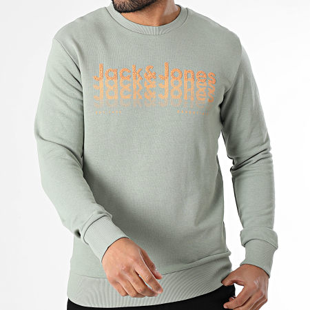 Jack And Jones - Sweat Crewneck Tex Vert Clair