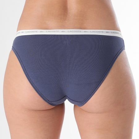 Lacoste - Set van 3 dames slips wit lichtblauw