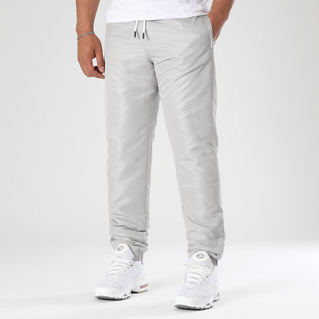 LBO - Lot De 2 Pantalons Jogging Diamant 0394 Noir Gris Clair