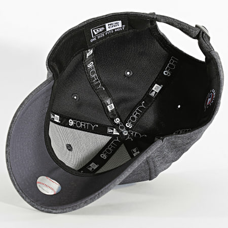 New Era - Gorra de mujer 9Forty Tech Jersey NY 80489231 Gris Antracita Rosa Heather