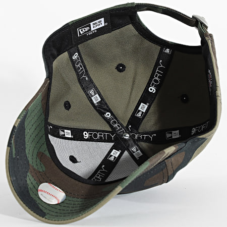 New Era - Casquette Enfant League Essential NY 12053098 Vert Kaki Marron Camouflage