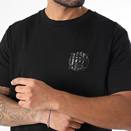 One Piece - Tee Shirt Oversize Large Badge Logo Noir