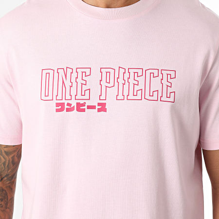 One Piece - Tee Shirt Oversize Hybrid Color Rose Rose Fuchsia