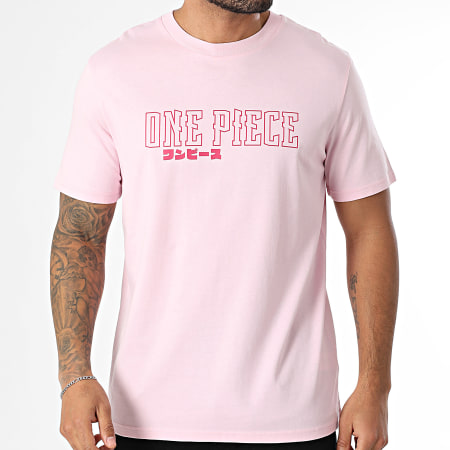 One Piece - Tee Shirt Oversize Hybrid Color Rose Rose Fuchsia