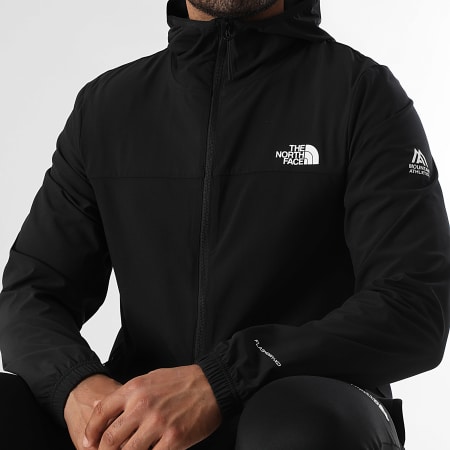 THE NORTH FACE / FLASH HOODIE_フラッシュフーディー/XL/ナイロン/BLK The North Face - Wind Flashdry XD Zipped Jacket Black - Ryses
