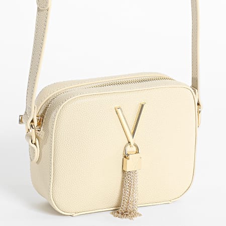 Valentino By Mario Valentino - Sac A Main Femme VBS1R409G Beige Doré