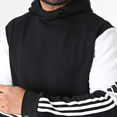 Adidas Sportswear - Sweat Capuche SQ25 JE2776 Noir Blanc