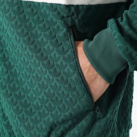 Adidas Originals - Veste Zippée A Bandes Q12 Monogram JD0696 Vert
