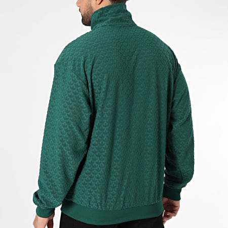 Adidas Originals - Veste Zippée A Bandes Q12 Monogram JD0696 Vert