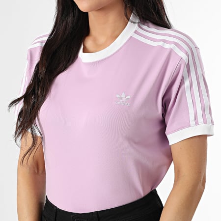 Adidas Originals - Tee Shirt Femme 3 Stripes JD3441 Lilas