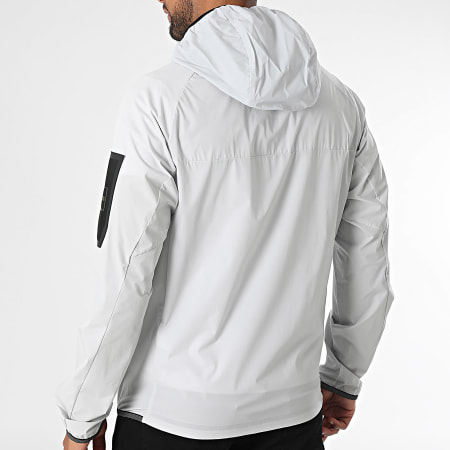 BOSS - Coupe-Vent Capuche Eilat 50535398 Gris Clair