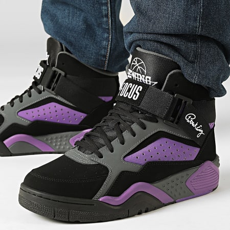 Ewing Athletics - Zapatillas Ewing Focus OG 1BM02604 Negro Castklerock Púrpura