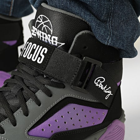 Ewing Athletics - Zapatillas Ewing Focus OG 1BM02604 Negro Castklerock Púrpura