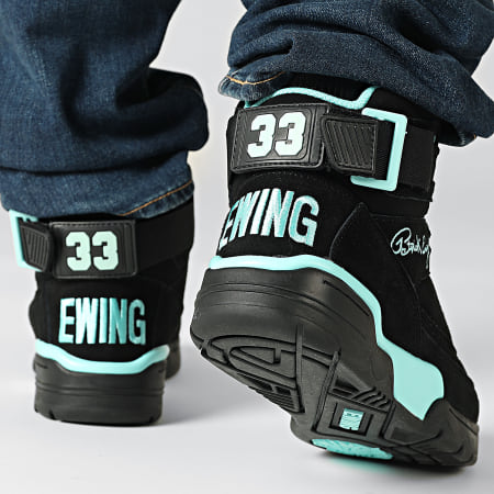 Ewing Athletics - Zapatillas Ewing 33 Hi 1BM02607 Black Aqua Splash