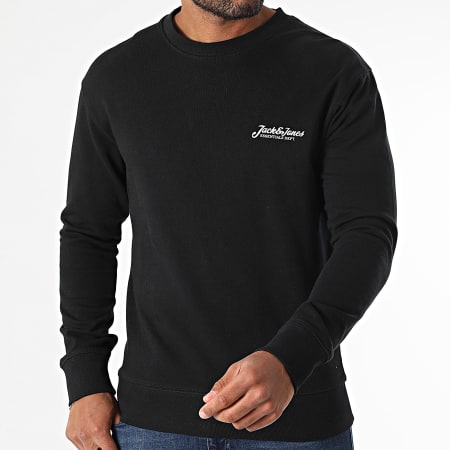 Jack And Jones - Lot De 2 Sweats Crewneck Beau Gris Clair Chiné Noir