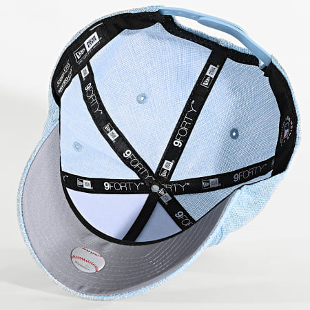 New Era - Gorra Cotton Weave 9Forty NY 60641011 Light Blue Heather