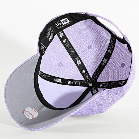 New Era - Gorra de algodón 9Forty NY 60641070 Heather Purple