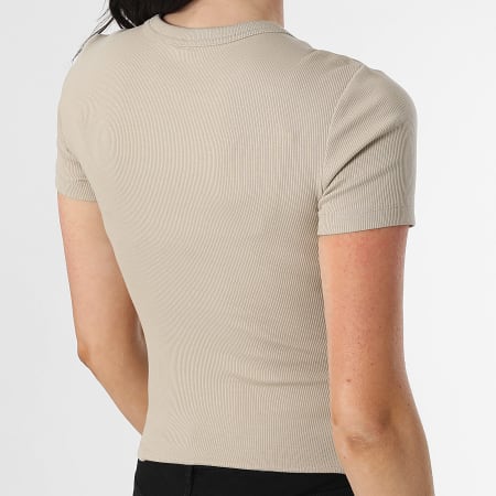 Only - Tee Shirt Femme Val Beige