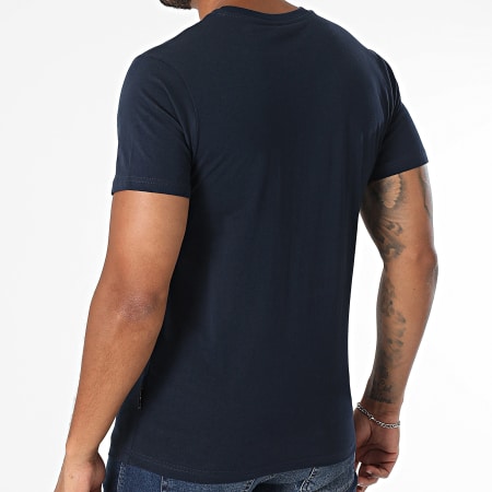 Schott NYC - Camiseta Casual Azul Marino