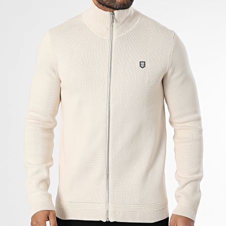 Teddy Smith - Sweat Zippé Etorre 10915528D Beige