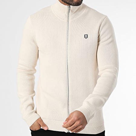 Teddy Smith - Sweat Zippé Etorre 10915528D Beige