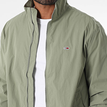 Tommy Jeans - Veste Zippée Essential 0655 Vert Kaki