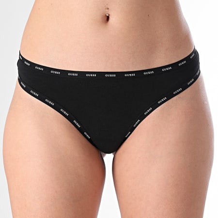 Guess - Lot De 3 Strings Femme O5RG13-K6YW1 Noir Gris Chiné Blanc