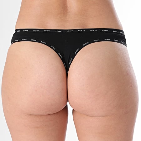 Guess - Lot De 3 Strings Femme O5RG13-K6YW1 Noir Gris Chiné Blanc