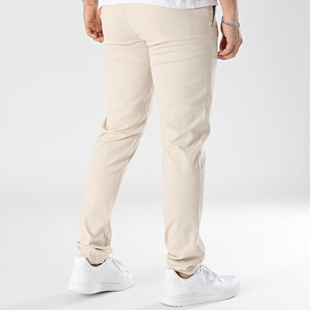 JJ Rebel - Pantalon Chino Slim Michael Beige