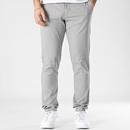 JJ Rebel - Pantalon Chino Slim Michael Gris