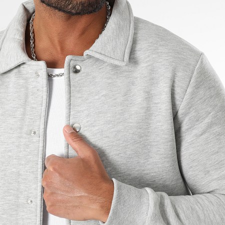 LBO - Veste Molleton 3762 Gris Chiné