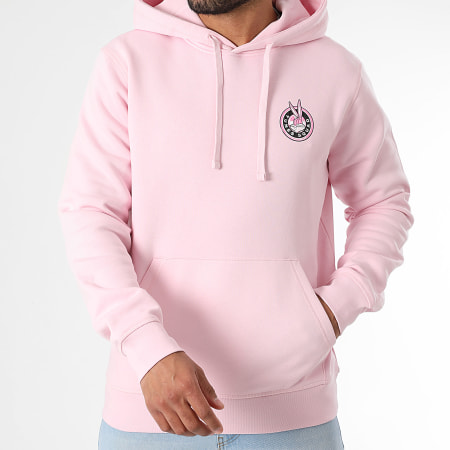 Looney Tunes - Sweat Capuche Badge Bugs Rose