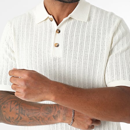 Only And Sons - Polo Manches Courtes Moon Beige