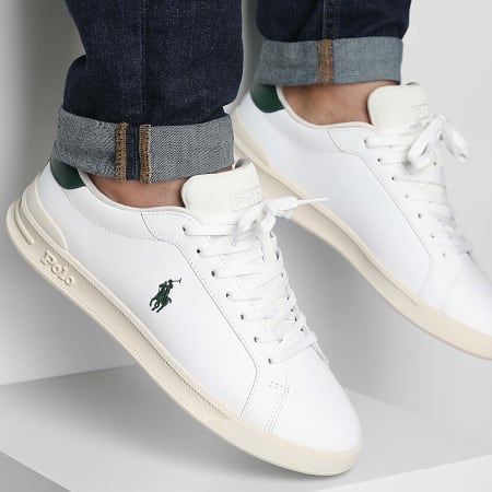 Polo Ralph Lauren - Zapatillas Heritage Court II Blanca Verde