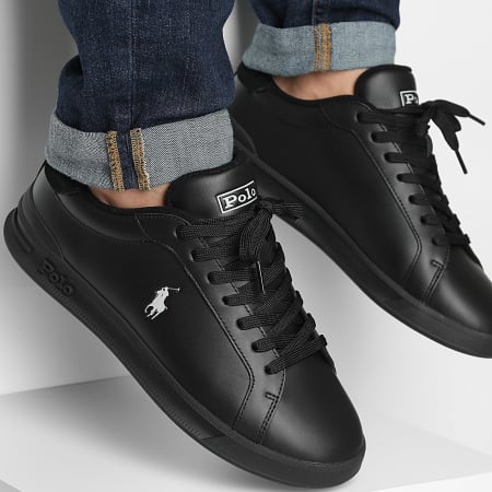 Polo Ralph Lauren - Zapatillas Heritage Court II Negro Gris