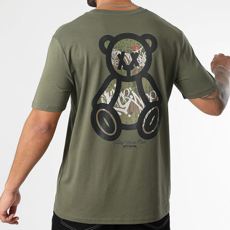 Teddy Yacht Club - Tee Shirt Oversize Large Art Series Tarvis Caqui Verde