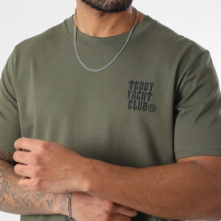Teddy Yacht Club - Tee Shirt Oversize Large Art Series Tarvis Caqui Verde