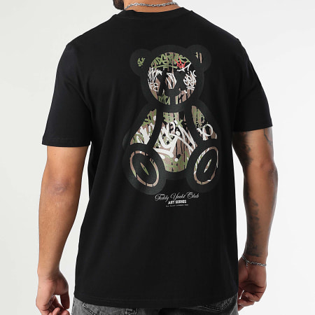 Teddy Yacht Club - Tee Shirt Oversize Large Art Series Tarvis Caqui Negro
