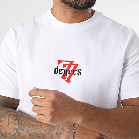 77 DEGRÉS - Departement Oversize Tee Shirt Blanco